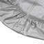 Vidaxl demi-housse de voiture avec crochets argent-113052503
