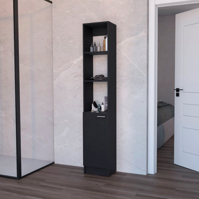 Armoire à linge 1 porte Wenge