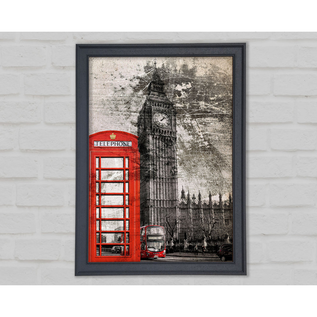 Retro Big Ben - Druck