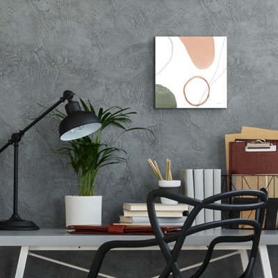 «Threads Of Motion 2 Warm C» par Danhui Nai, art mural en verre acrylique