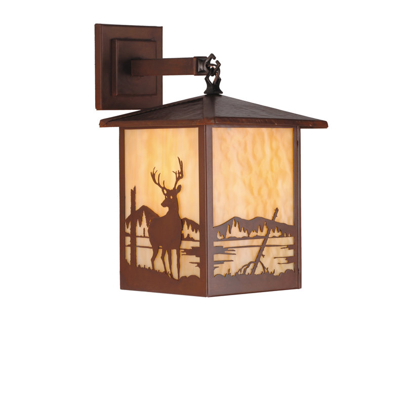Rustic Lodge 1 - Light Outdoor Wall Lantern