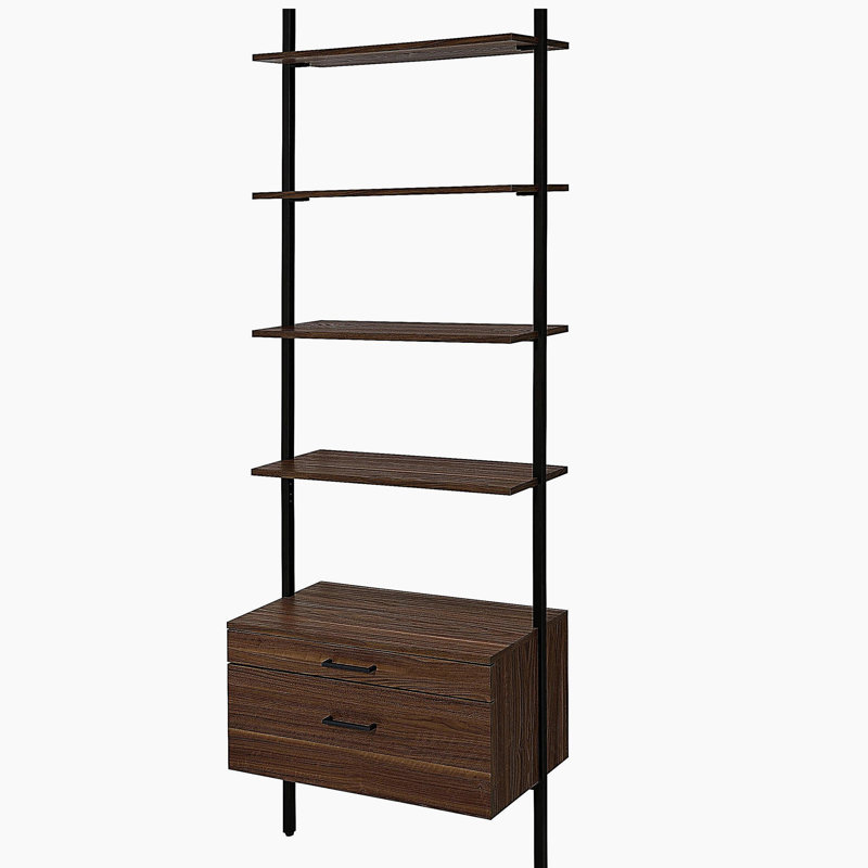 4-shelf Storage Wall Bookshelf