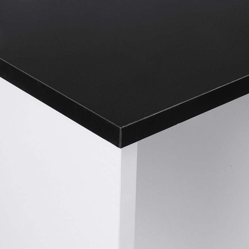Manufactured Wood Accent Stool, Black