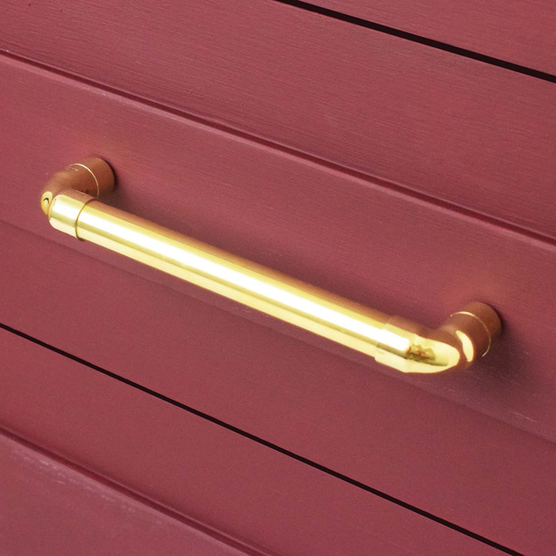 Brass U-Shaped Pull Handle - High Polish