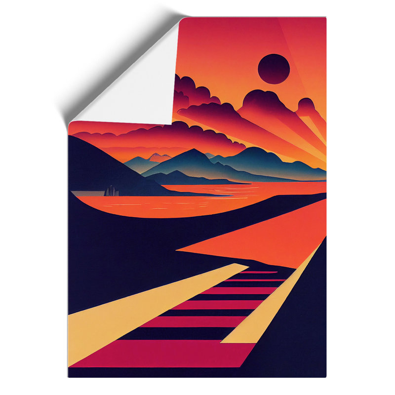 Breathtaking Sunset - Print, 42cm H x 29.7cm W, Paper, No Matte