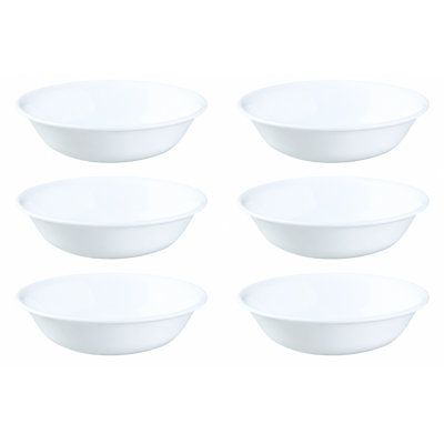 Corelle Winter Frost White 10-ounce Dessert Bowls, 6-pack