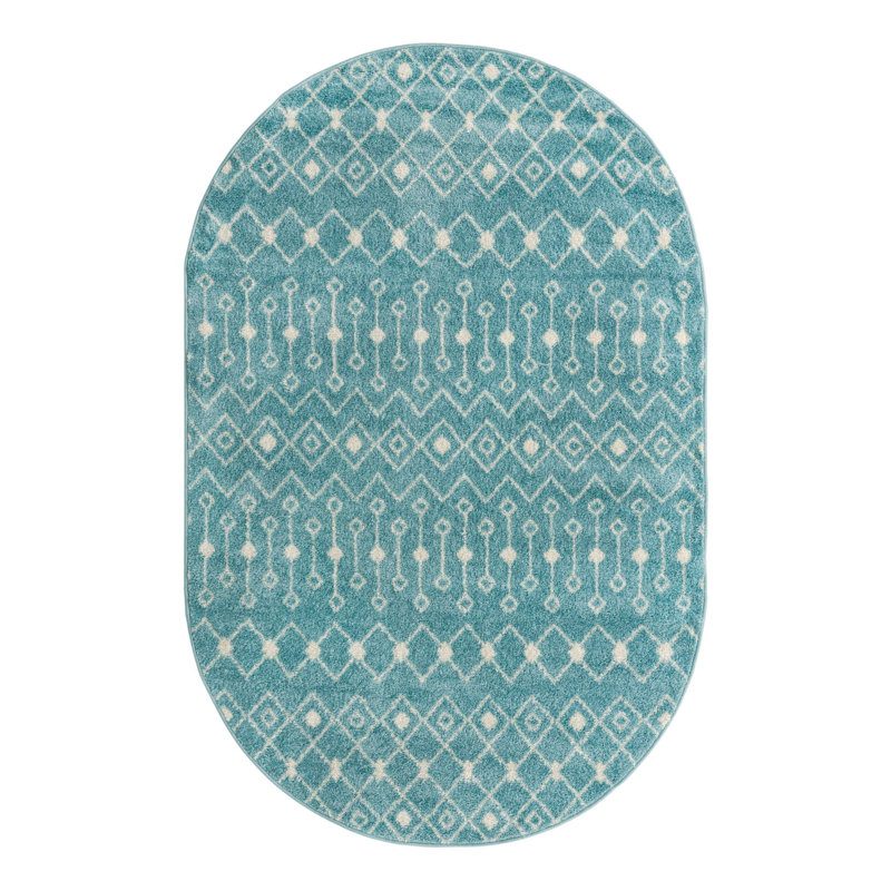 Somerville Moroccan Indoor Rug, Oval 5'3" x 8'