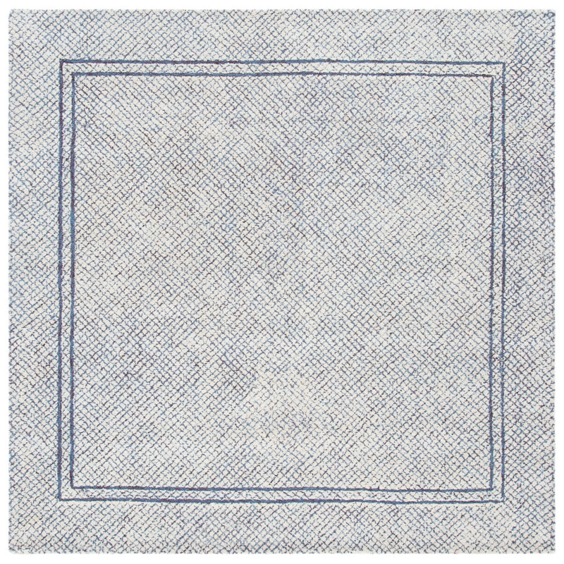 Coomer Hand Tufted Wool Rug, Square 6'