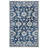 Umar Hand Tufted Wool/Cotton Ikat Rug in Navy/Taupe-1642046535
