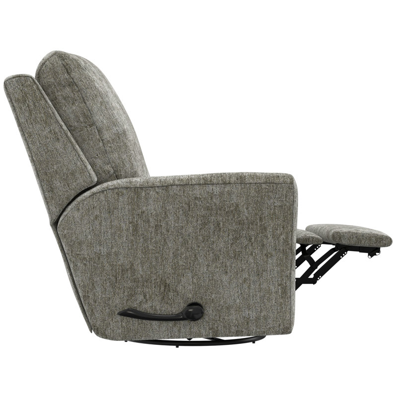 Belton Swivel Glider Recliner, Gray