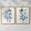 Indigo Wild Roses I-Premium Framed Print -Ready to Hang - No Nails Required - No Nails Required-1674414228-1674414233