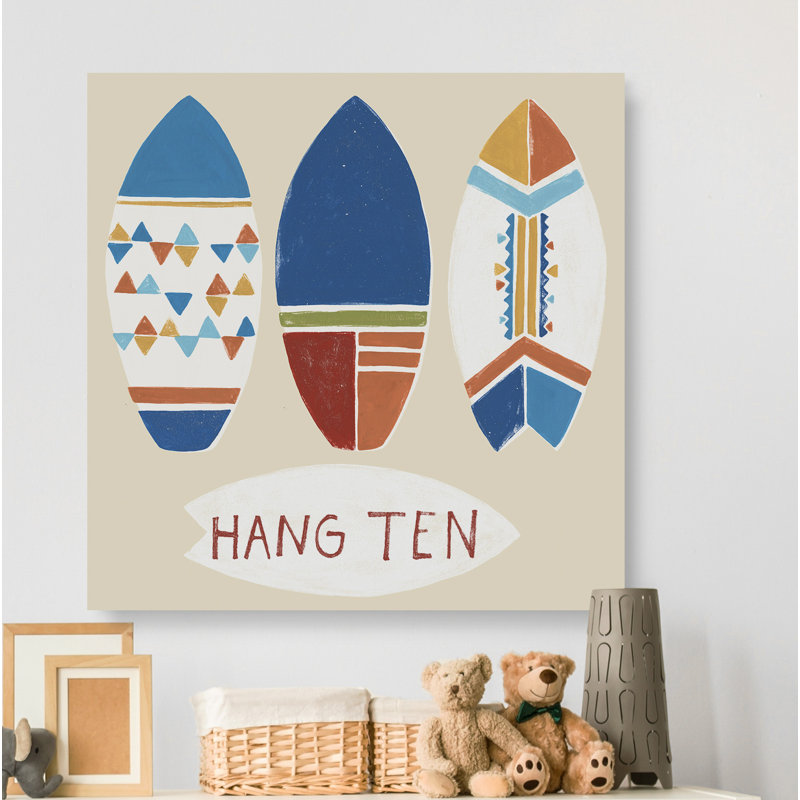 Perrone «Surf's Up! «I», reproduction sur toile tendue, H 18 po x l 18 po x P 1,5 po