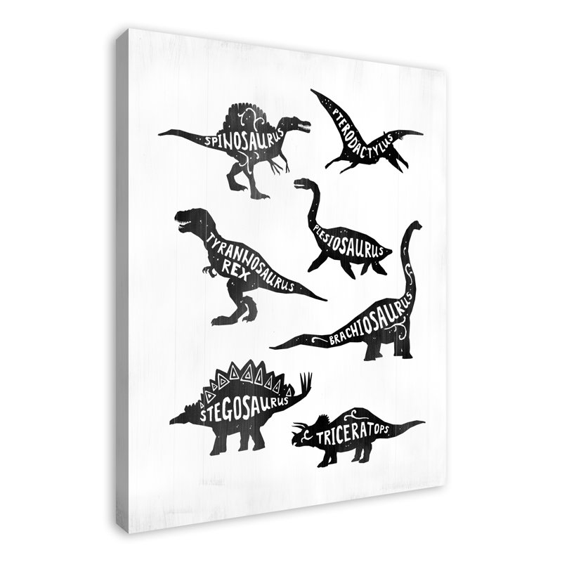 Art sur toile dinosaurs Manigault, H 40 po x l 30 po x P 1,25 po