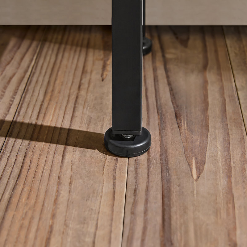 Abingt 120cm Console Table, Black, Brown, 80cm H x 120cm W x 20cm D