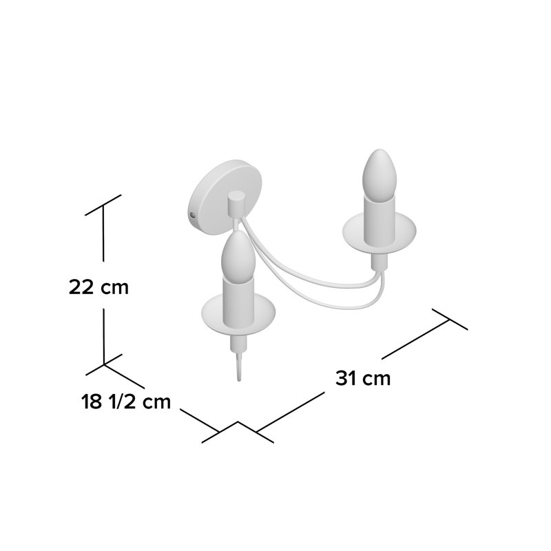 Regency Candle Wall Light
