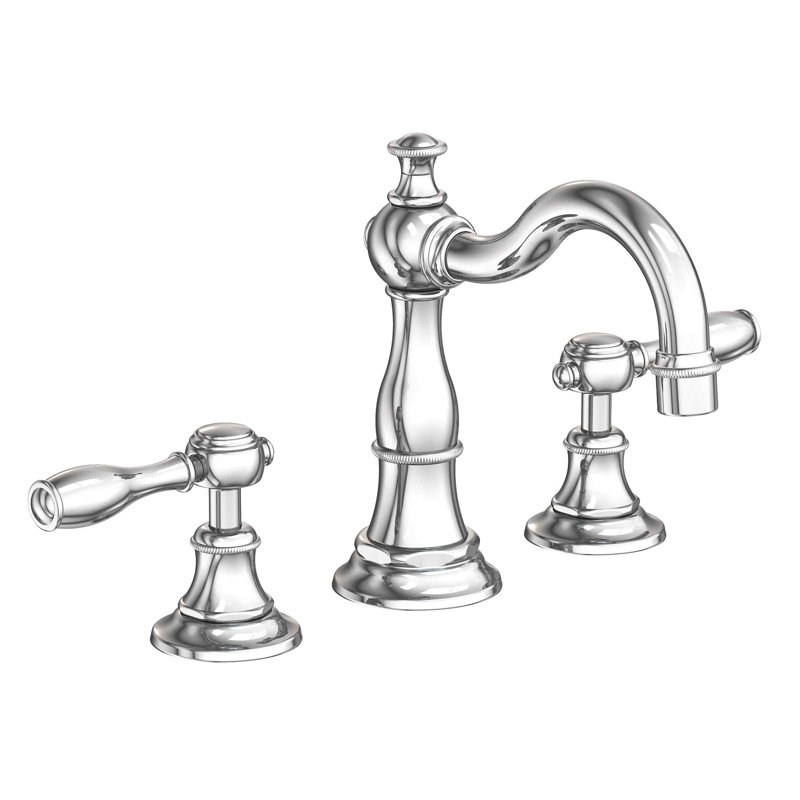 Victoria Widespread Bathroom Faucet with Drain Assembly, Polished Chrome