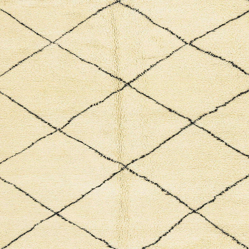 Tapis abstrait moderne 2923, Carré 6 pi