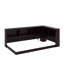 Lit de jour simple en bois avec ports USB et armoires de rangement-114335881