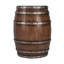 Calumet Rustic Barrel Side Table
