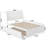 Lampley Solid Wood Platform Bed with Panel Footboard and Trundle-532542160-532542165