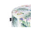 LOVETT 47cm Wide Round Floral Pouffe Ottoman