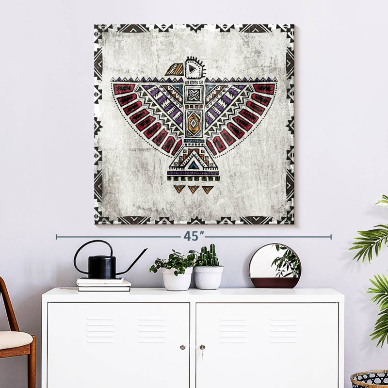 Lelar Native American Pattern, 33" H x 33" W