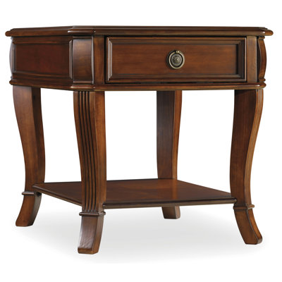 Brookhaven Solid Wood Top End Table with Storage
