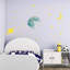 Stars and Moons Glow in Dark Wall Sticker