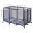 Pool Storage Bin, 48.8 x 32.7 x 32.7 in, Rolling Pool Float Storage Organizer with Side Pockets & Casters, Heavy Duty Metal Frame, Poolside Toys Noodles Holder Mesh Basket for Swimming Pools-1697170255
