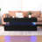 Foldable Coffee Table With Drawers And Led Alluring Modern Tempting
