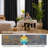 100 Percent Blackout with Liner Grommet Curtain Panel (Set of 4)-106344239-106344207