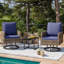 Ensemble de conversation en osier pivotant pour 2 personnes avec table d'appoint-1874485588-1875197799