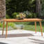 Table de salle à manger d'extérieur avec structure en bois d'acacia (table incluse seulement)