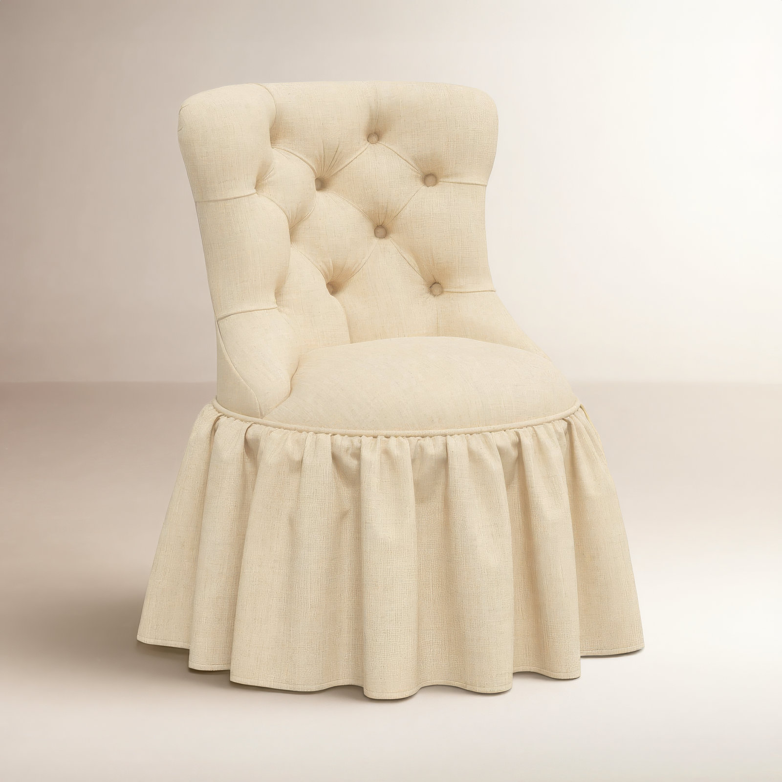 Minnie Side Chair, Classic Linen Linen