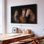 Animal «Brown Stallion Horses, reproduction sur toile»-101456468