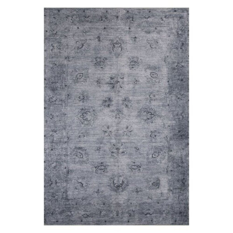 Luxurious Machine Washable Area Rug, 4.9 x 7.5 Feet, 100% Polyester, 1850 g/m², Pile Height: 0.2 inches | Eco-Friendly Recycled Poly Cotton Backing | Perfect for Living Room & Bedroom, Soft and Durable Design