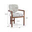 Chaise rembourrée avec accoudoirs (ensemble de 2)-1624637870