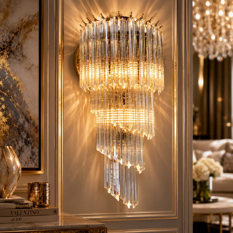 Spiral 5 - Light Flush Mounted Sconce