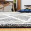 Tapis gris anthracite / ivoire tissé à la main Holtby Southwestern-1843111974