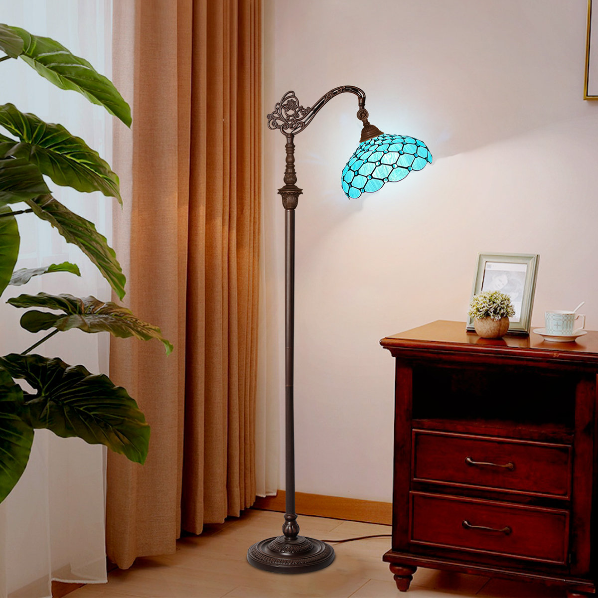 Vinplus 62'' Arched Floor Lamp | Wayfair