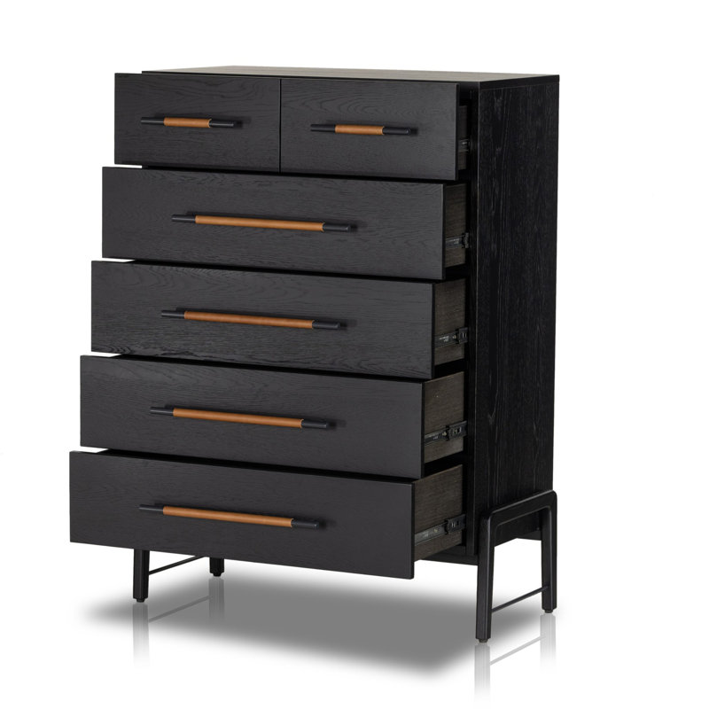 Rosedale 6 - Drawer Dresser, Ebony Oak
