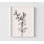 Modern Black Nature Leaf Botanical Home Office Decor, Plants Living Room Decor Poster Print, Black Minimalist Nature Decor Idea