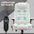 HOMCOM High Back Vibration Massage Office Chair With 6 Vibration Points-366593434