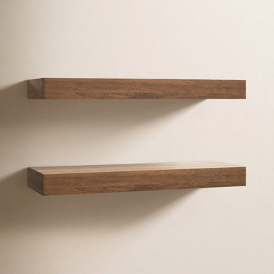Jeremiah Wood Picture Ledge Floating Shelf