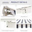 Tucker Garden Patio Manual Awning Retractable-15973127-41427784
