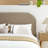 Barella Curved Queen Upholstered Platform Bed-101181373-101181375