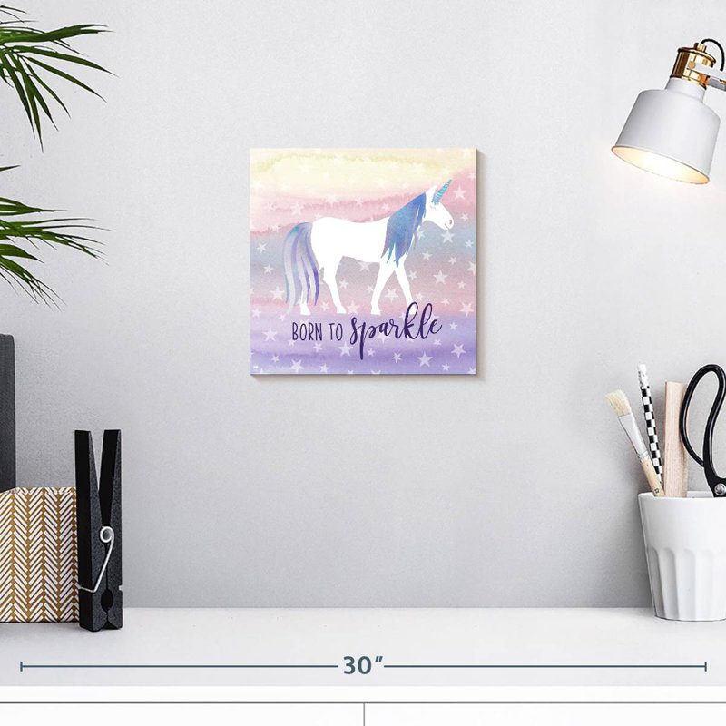 Ashelle licorne étincelle magique, H 10 po x l 10 po
