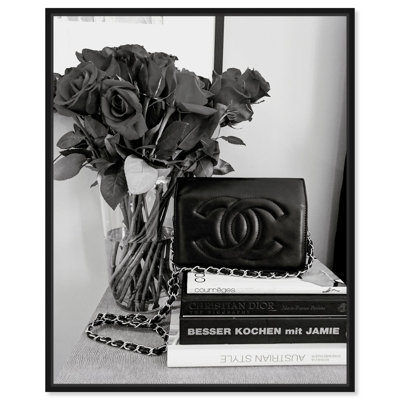 Classic Bag and Roses, impressions sur toile par Art Remedy