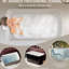 Baignoire de trempage japonaise de forme carrée, autoportante en acrylique autoportante de 49 po x 28 po, noir lustré, finition grattée, intérieur spacieux pour une baignoire autoportante relaxante et relaxante avec banc ergonomique,