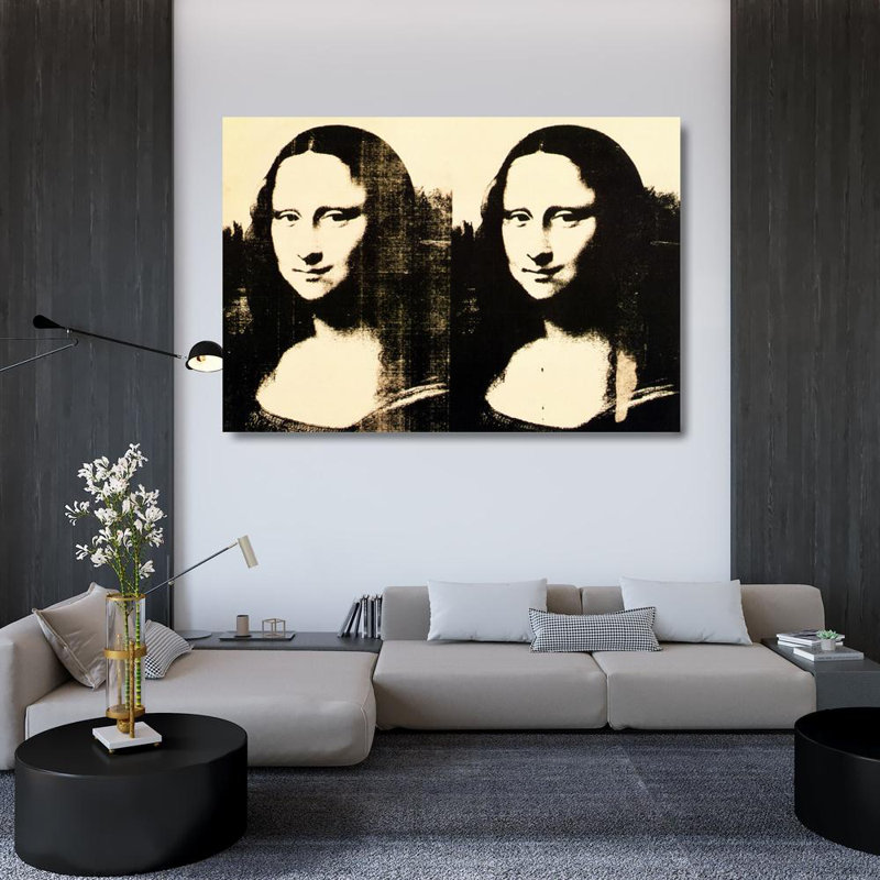 Double Mona Lisa, 1963, H 33 po x l 48 po